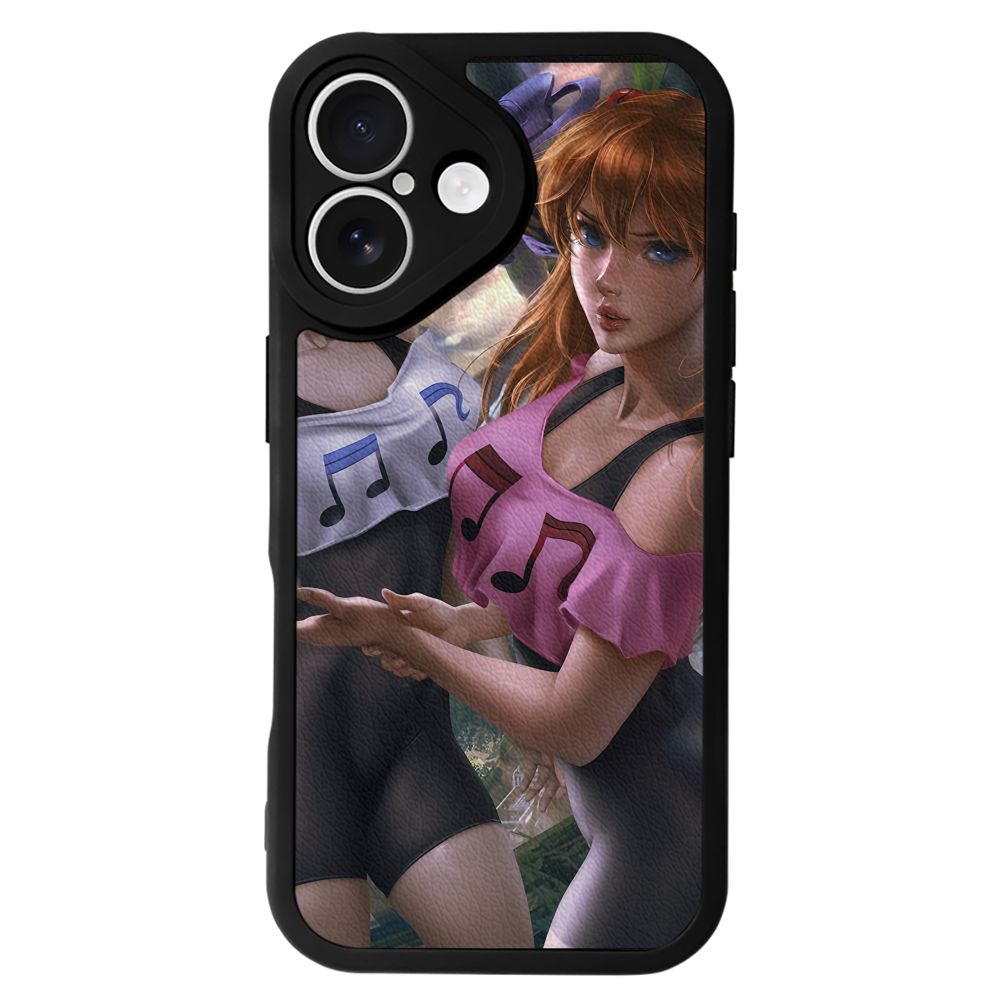 （画像用） EVA 新世紀エヴァンゲリオン 【iPhone 16シリーズ対応】シリコンスマホケース（レザー調） 材質：シリコン